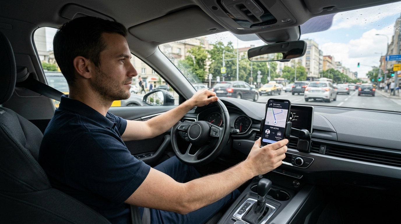 California rideshare insurance coverage periods after an Uber or Lyft accident