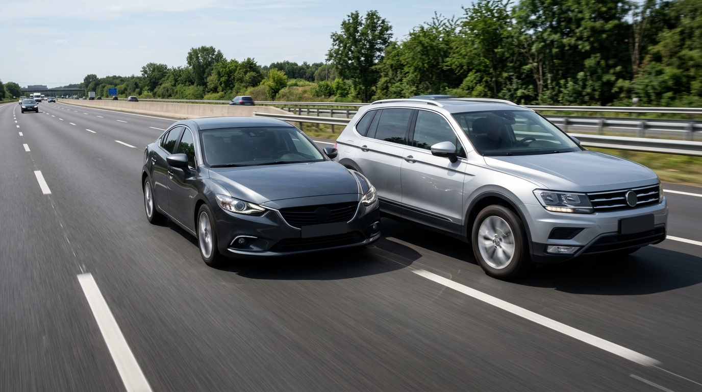 What is a sideswipe collision and who is at fault in California