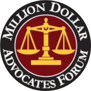 Million Dollar Advocates Forum member badge